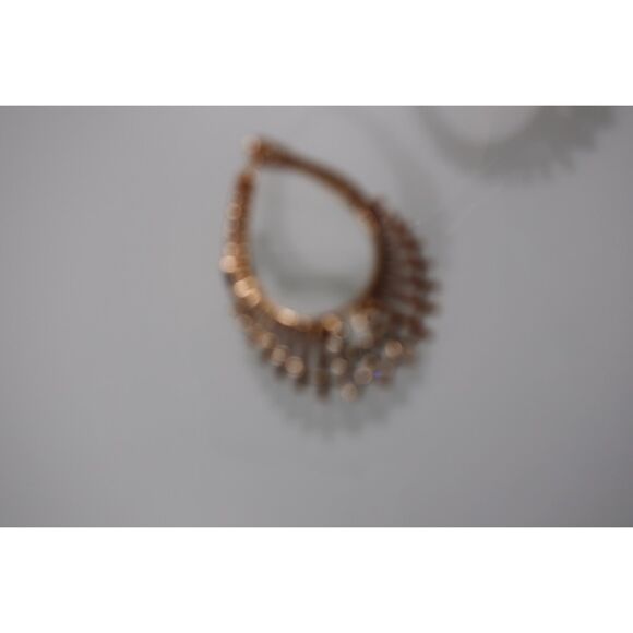 Gold Hoops Earrings Costume Jewelry NWOT - Picture 4 of 6